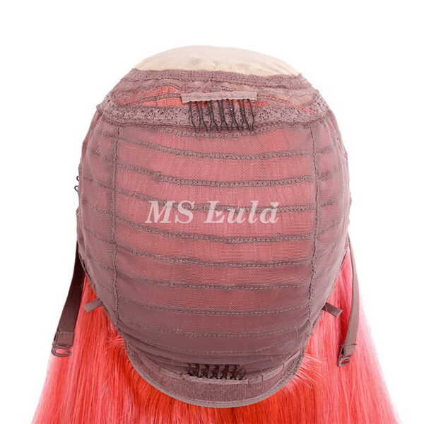 Black Root 1b/Pink Ombre Color Straight BOB Lace Closure Wig - Image 10